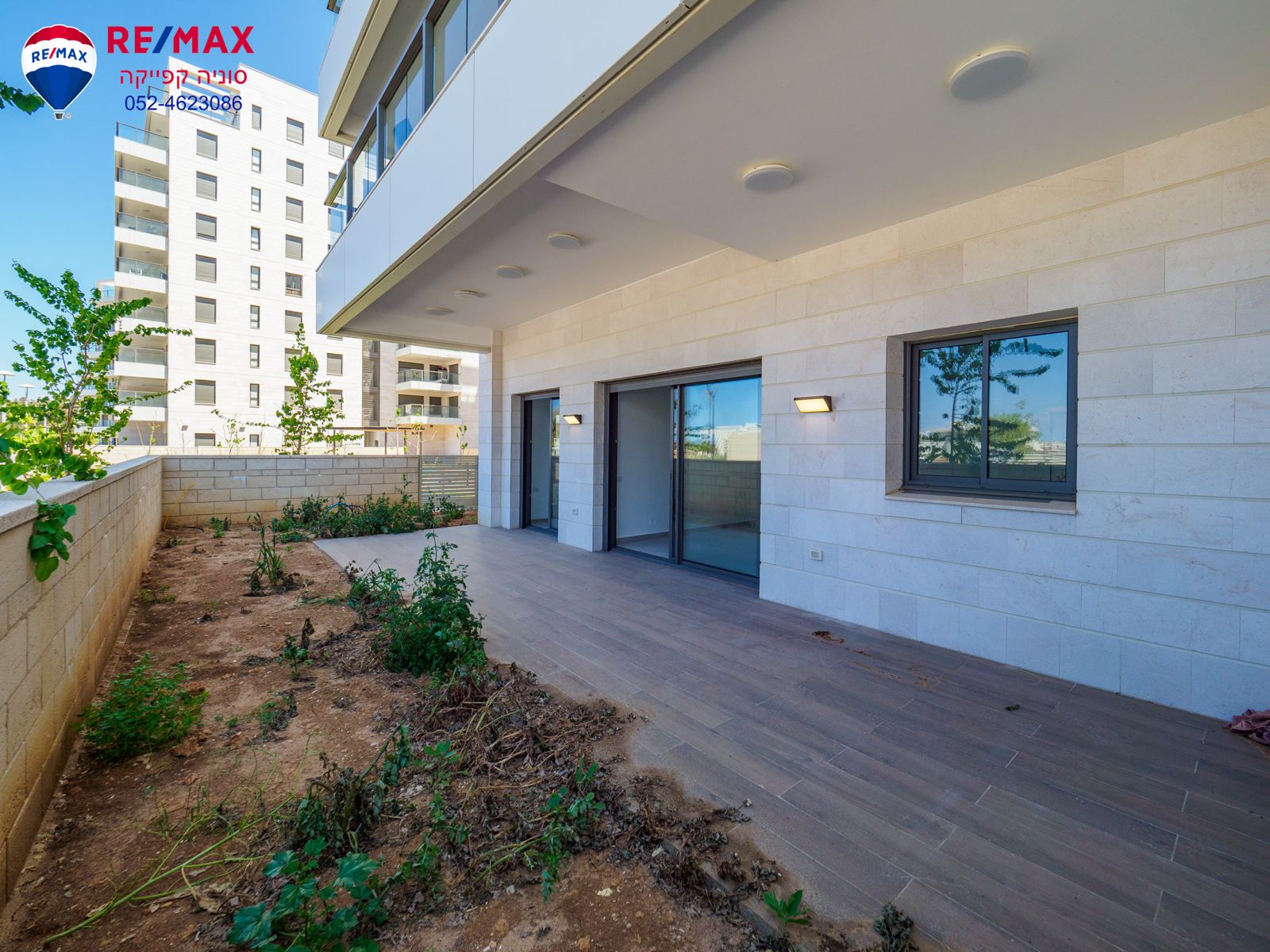 בבלעדיות- דירת גן חדשה מקבלן- ברחוב המעגן 5 באכזיב